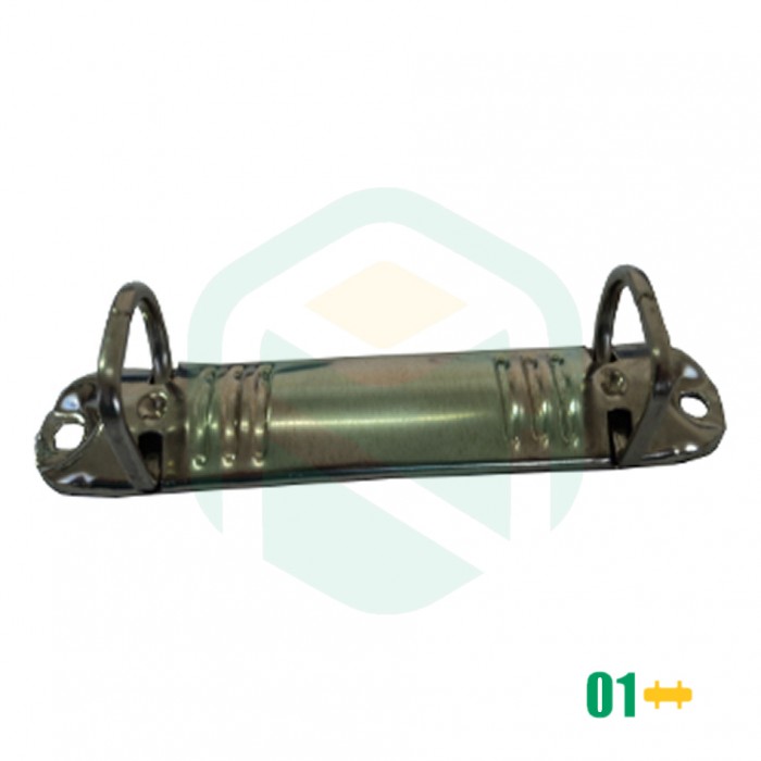 Ferragem de 2 argolas em D, 2D25/20